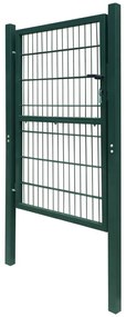 Πόρτα Περίφραξης (Μονή) Πράσινη 106 x 170 εκ. - Πράσινο
