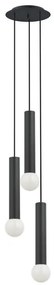 Κρεμαστό Φωτιστικό Οροφής 3xE27 10W IP20 Baton Nowodvorski-7856-Μαύρο 7856