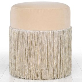 Σκαμπό Merkur 209FLF1256 Φ45x40cm Cream