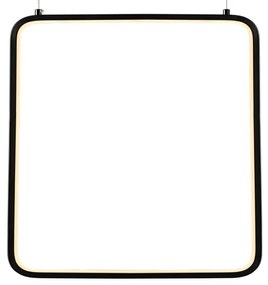 Φωτιστικό Κρεμαστο Aca V30LEDP30BK SYMETRIA Μαύρο Ματ (Black Mat) 3000K