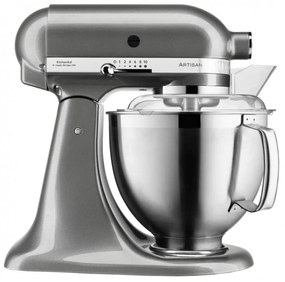 Πλανητικό μίξερ Artisan Elegance KitchenAid 5KSM185PSEMS, 300W, 4,8 l, Direct drive, 10 ταχύτητες, Inox