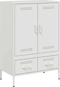 vidaXL Ντουλάπι Λευκό 68x39x101,5 εκ. από Χάλυβα