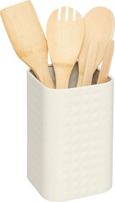 Κουτάλες Μαγειρικής + Βάση (Σετ 5τμχ) F-V Sensia 190133 Beige