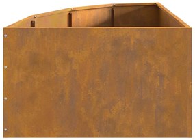 vidaXL Γωνιακό Ροδόδεντρο Σκ rusty 60 x 60 x 35 cm