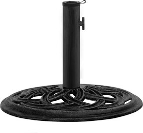vidaXL Βάση Ομπρέλας Μαύρη 44 x 44 x 31 εκ. από Χυτοσίδηρο