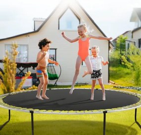 VEVOR Replacement Trampoline Mat Fits 13ft Frame 80 V-Rings 7" Spring Length