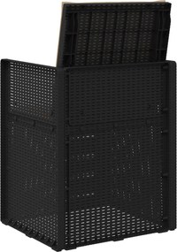 vidaXL Καρέκλες Εστιατορίου Κήπου 2 pcs Ανθρακί και Taupe PP