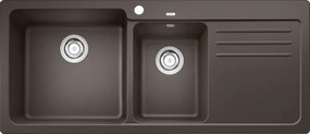 Blanco Naya 8 S - Νεροχύτης Κουζίνας Γρανίτη 116x50 - Coffee