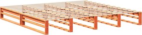 vidaXL Σκελετός Κρεβ. Χωρίς Στρώμα Καφέ Κεριού 180x200 εκ Μασίφ Πεύκο