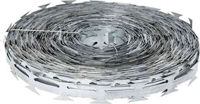 vidaXL Σύρμα Ξυράφι Ασημί 5000 x 1,9 εκ Γαλβανισμένος χάλυβας