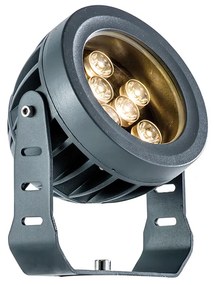 Προβολέας Εξωτ. Χώρου IP66 Led 9w 3000K 990lm Dark Grey Ermis Viokef 4205100