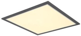 Πλαφονιέρα Φωτιστικό Οροφής LED 24W Ανθρακί Τετράγωνο 41582D2 Globo Lighting-41582D2-Ανθρακί 41582D2