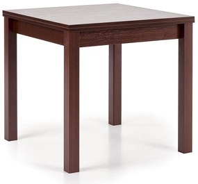 Τραπέζι Houston 224, Καρυδί, 76x80x80cm, 32 kg, Επιμήκυνση, Πλαστικοποιημένη μοριοσανίδα, Ινοσανίδες μέσης πυκνότητας | Epipla1.gr