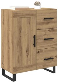 vidaXL Πλαϊνό γραφείο Artisan Oak 69,5 x 34 x 90 εκ.