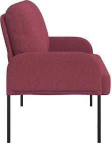 vidaXL Καναπέδες με μαξιλάρι 110cm Κόκκινο Κόντρα πλακέ