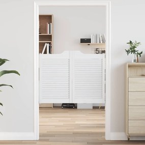 vidaXL Πόρτες Swing Λευκό 80 x 50 cm Μασίφ Ξύλο Πεύκου
