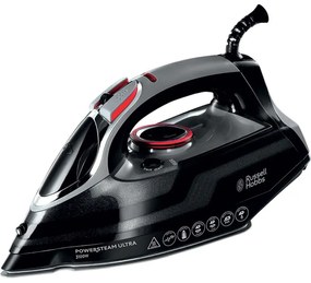 Σίδερο Russell Hobbs Power Steam Ultra 20630-56, Κεραμική πλάκα, 3100 W, 0,35 λίτρα, 210 γραμμάρια/λεπτό, Μαύρο