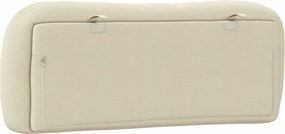 vidaXL Μαξιλάρι για Κεφαλάρι Hvar Κρεμ 100 εκ. Υφασμάτινο