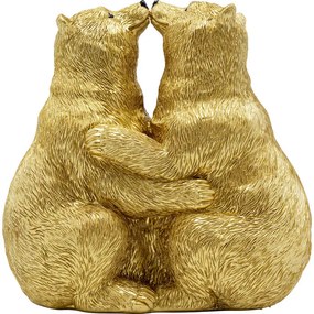 Διακοσμητικό  Kissing Bears Χρυσό 17εκ.