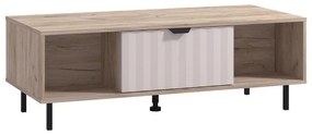 Coffee Table Vandea Grey Oak - Cashmere 121x55x42 cm 121x55x42 εκ.