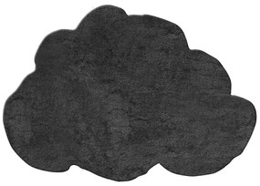 Παδικό Χαλί FEATHERY BLACK CLOUD Μαύρο 100 x 145 εκ. MADI