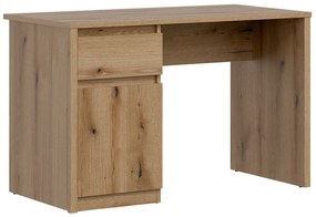 Τραπέζι γραφείου Orlando AJ110, Με συρτάρια, Με πόρτες, 76x118x60cm, 35 kg, Δρυς | Epipla1.gr