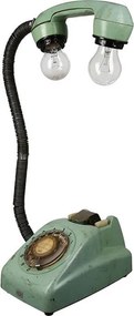 EXTREME INTERIOR DESIGN METAL LAMP OLD PHONE H 84211