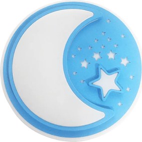 LED Παιδικό Φωτιστικό Οροφής Note 40W Ø48cm Μπλε