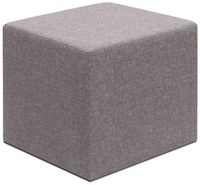 Σκαμπώ Linda Megapap υφασμάτινο χρώμα καφέ 40x40x40εκ.-GP043-0103,3
