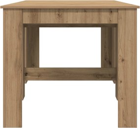 vidaXL Τραπέζι φαγητού Artisan Δρυς 180 x 85 x 75 εκ