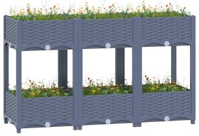 vidaXL Ζαρντινιέρα 120 x 40 x 71 εκ. από Πολυπροπυλένιο