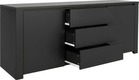 Μπουφές Kalya pakoworld σε ανθρακί απόχρωση 220x49x89.5εκ
