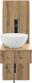 vidaXL Σετ Επίπλων Μπάνιου 2 τμχ. Artisan Δρυς 33 x 34,5 x 100 εκ