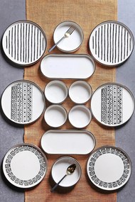 Breakfast Set (14 Pieces) MCH09905 Black
White