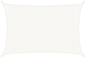 vidaXL Πανί Σκίασης Λευκό 3 x 4 μ. από HDPE 160 γρ./μ²