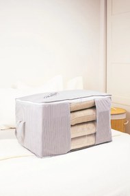 Stewehome ψάθινος μαξιλάρι με παράθυρο Γκρι 60x43x35 cm