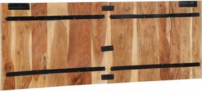 vidaXL κεφαλάρι 140 cm από μασίφ ξύλο ακακίας
