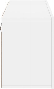 vidaXL Ντουλάπι Τοίχου Τηλεόρασης Λευκό 100 x 30 x 41 εκ.