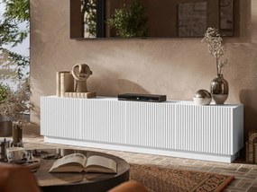 Έπιπλο Τηλεόρασης Liverti 4D-Λευκό