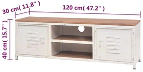 ΈΠΙΠΛΟ ΤΗΛΕΟΡΑΣΗΣ ΛΕΥΚΟ 120 X 30 X 40 ΕΚ. 245457