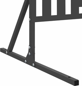 vidaXL Οθόνη Ιδιωτικότητας 100 x 50 x 180 εκ. Ατσάλι Μαύρο