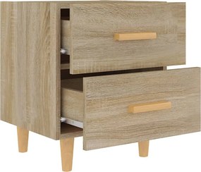vidaXL Κομοδίνα 2 τεμ. Sonoma Δρυς 40 x 35 x 47,5 εκ.