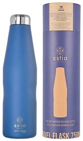 Estia Θερμός - Μπουκάλι Travel Flask Save The Aegean 750ml Denim Blue 01-16616