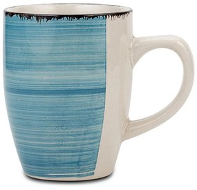 Κούπα Stoneware "Lines Faded Blue" 350ml