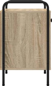 vidaXL Κομοδίνο 2 τμχ. Sonoma Δρυς 35 x 36,5 x 61 εκ