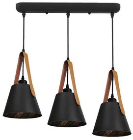 Κρεμαστό Φωτιστικό Οροφής Μαύρο 144-28002 Eurolamp-144-28002-Μαύρο 144-28002