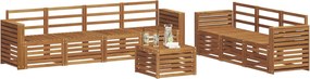 vidaXL Σετ Καναπέ 8 pcs Φυσικό Στερεό Ξύλο Ακακίας