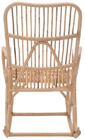 Καρέκλα - Κουνιστή πολυθρόνα Cormeny rattan pe σε φυσική απόχρωση 108x71x103εκ 71x108x103 εκ.