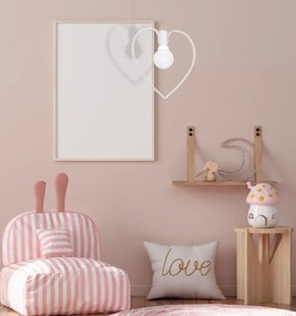 Παιδικό Κρεμαστό Φωτιστικό Amore Λευκό