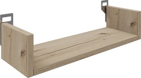 Ραφιέρα τοίχου Derva pakoworld σε oak απόχρωση 45x15x10cm